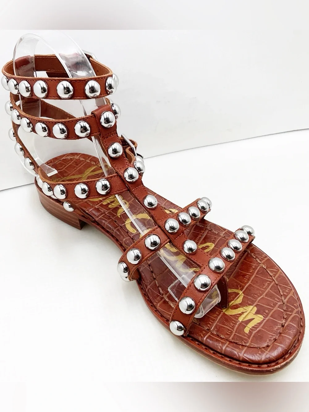 {Sam Edelman} Eavan Studded Gladiator Sandals - Picture 4 of 16